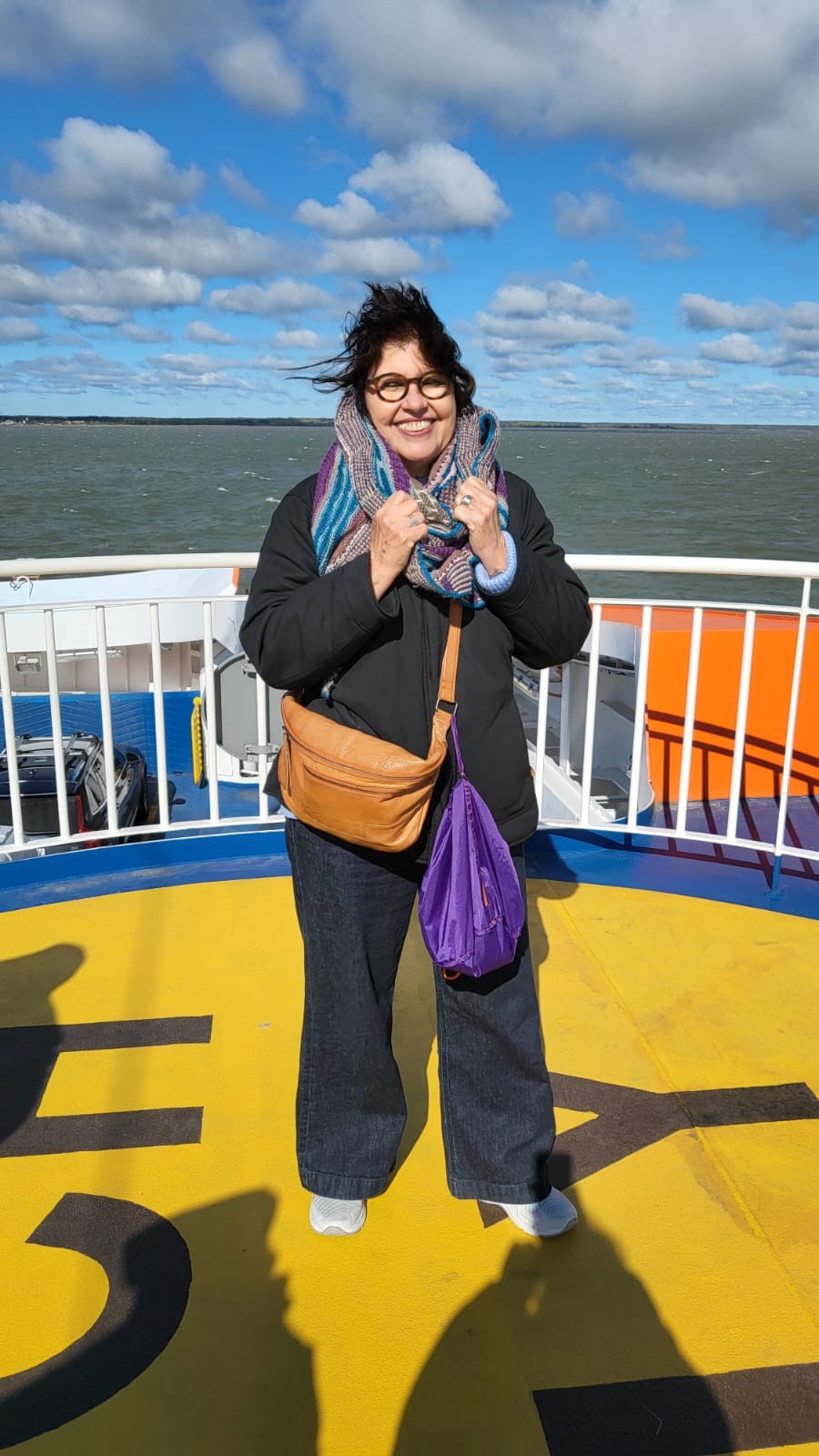 Ferry to Muhu Island, Estonia